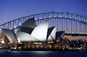 A decorative image of Sydney Opera House